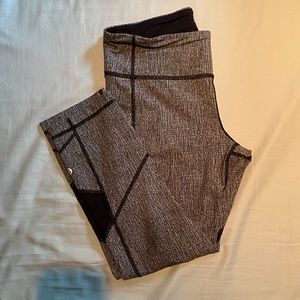 3 pairs Lululemon crops, all size 8